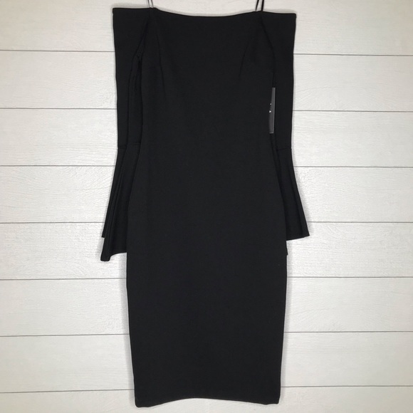 Lulus All She Wants Off-the-Shoulder Midi Dress S - Picture 2 of 7
